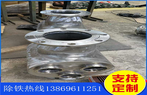 管道永磁除鐵器，成都管道永磁式除鐵器_成都管道永磁式除鐵器的動畫通過量計(jì)算應(yīng)用安裝示意圖型12000高斯_可定制工作原理