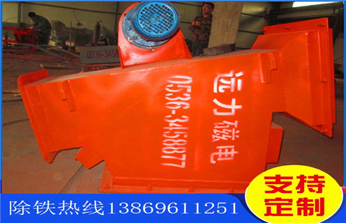 管道式自動除鐵器，新疆管道式自動除鐵器規(guī)格_新疆管道式自動除鐵器規(guī)格應(yīng)用生產(chǎn)安裝示意圖型12000高斯_工作原理